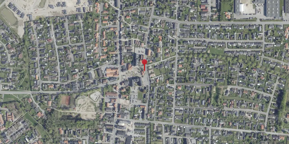 Historisk kort over Galten Station Historisk kort over Galten Station