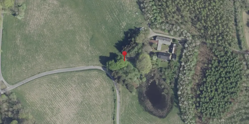 Historisk kort over Aasbækbro Trinbræt Historisk kort over Aasbækbro Trinbræt