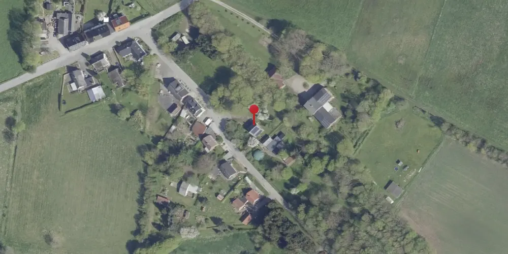 Historisk kort over Låsby Station Historisk kort over Låsby Station