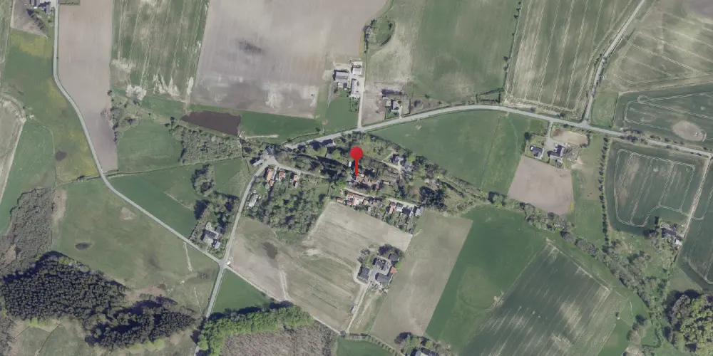 Historisk kort over Toustrup Station