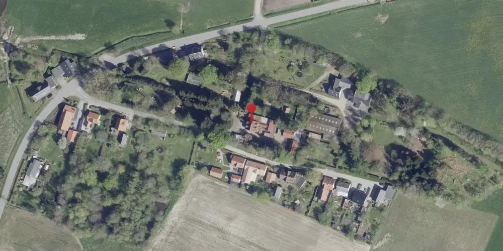 Historisk kort over Toustrup Station