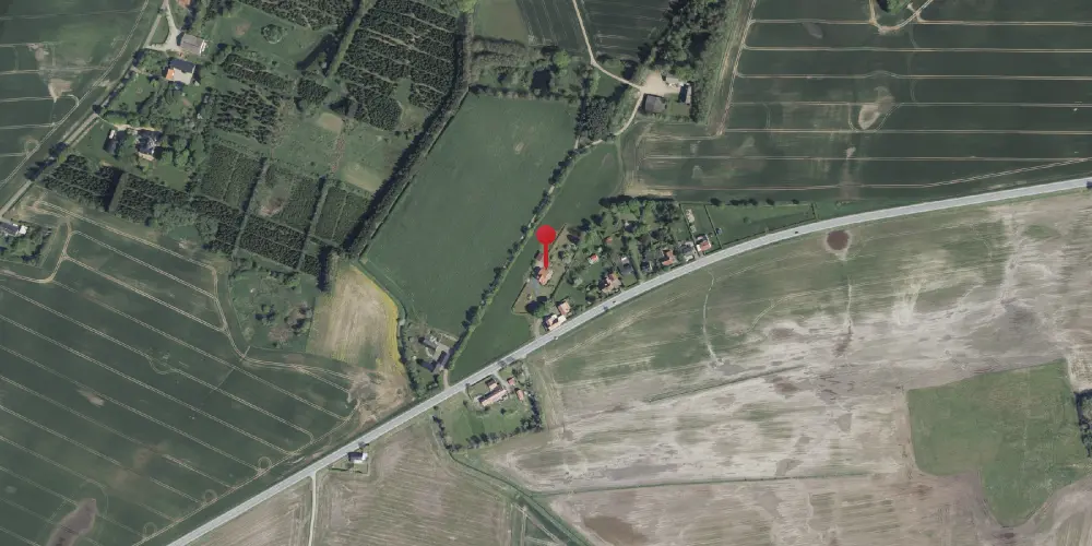 Historisk kort over Sporup Station