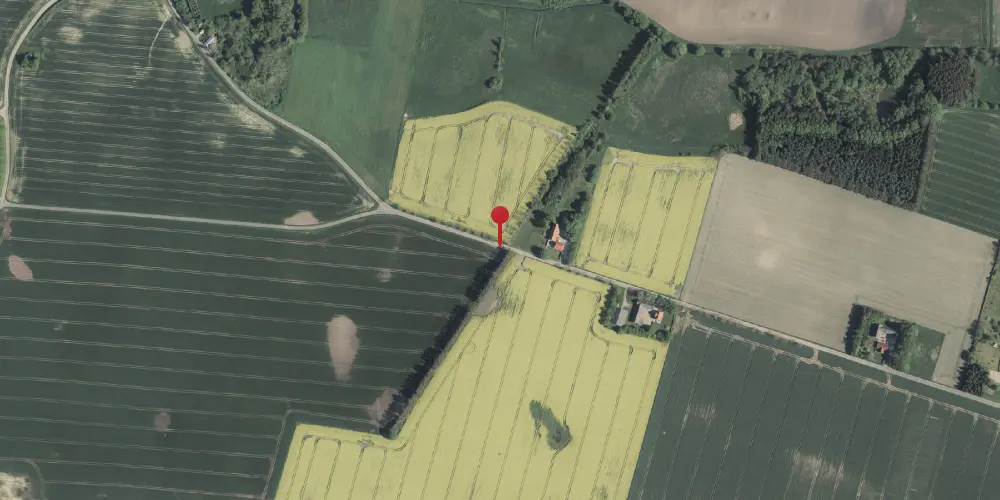 Historisk kort over Farrevejen Trinbræt Historisk kort over Farrevejen Trinbræt