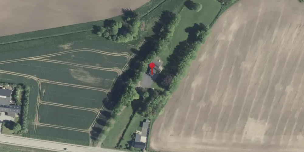 Historisk kort over Anbæk Station Historisk kort over Anbæk Station