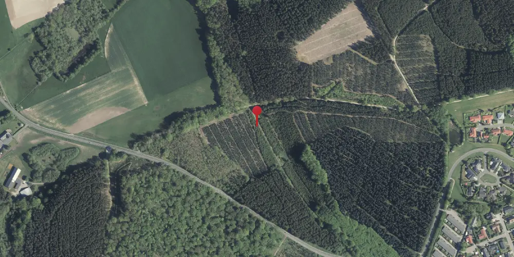 Historisk kort over Tulstrupvejen Trinbræt