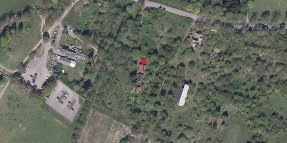 Historisk kort over Almindingen Station