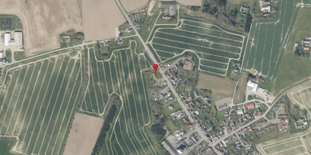 Historisk kort over Østermarie Station