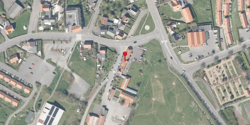 Historisk kort over Gudhjem Station