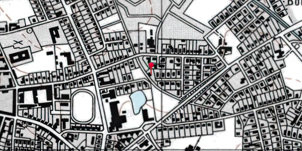 Historisk kort over Rønne Øst Billetsalgssted Historisk kort over Rønne Øst Billetsalgssted