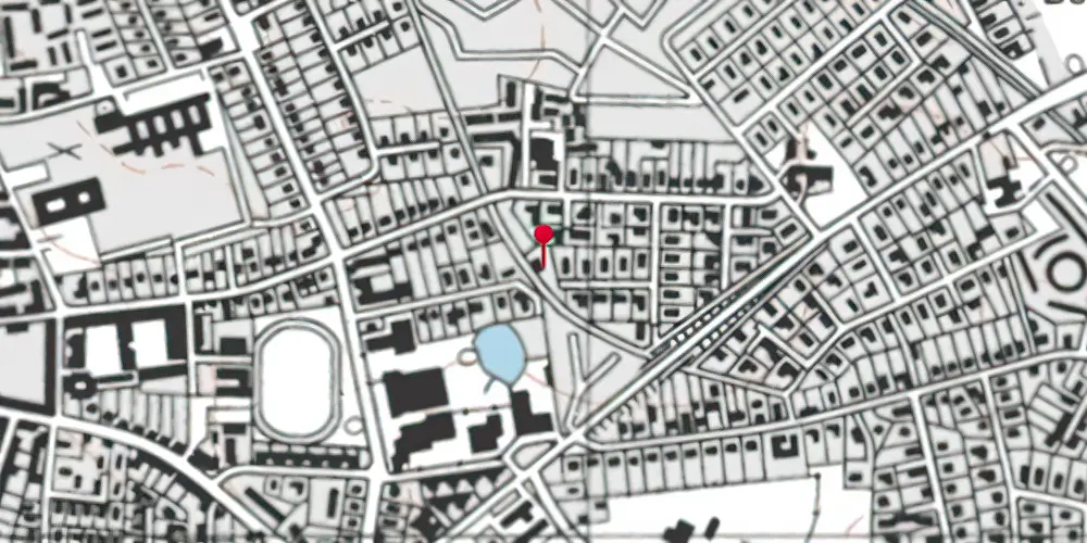 Historisk kort over Rønne Øst Billetsalgssted Historisk kort over Rønne Øst Billetsalgssted