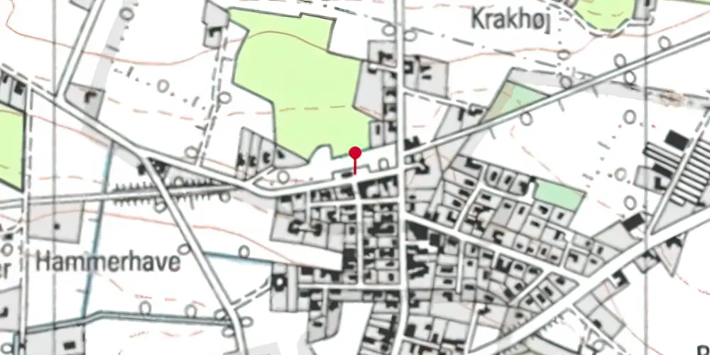 Historisk kort over Lobbæk Station