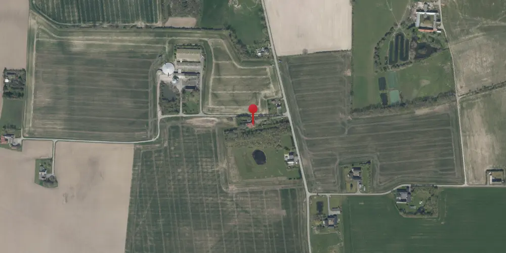 Historisk kort over Pilemølle Billetsalgssted