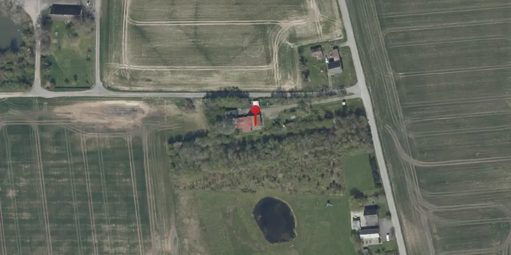 Historisk kort over Pilemølle Billetsalgssted