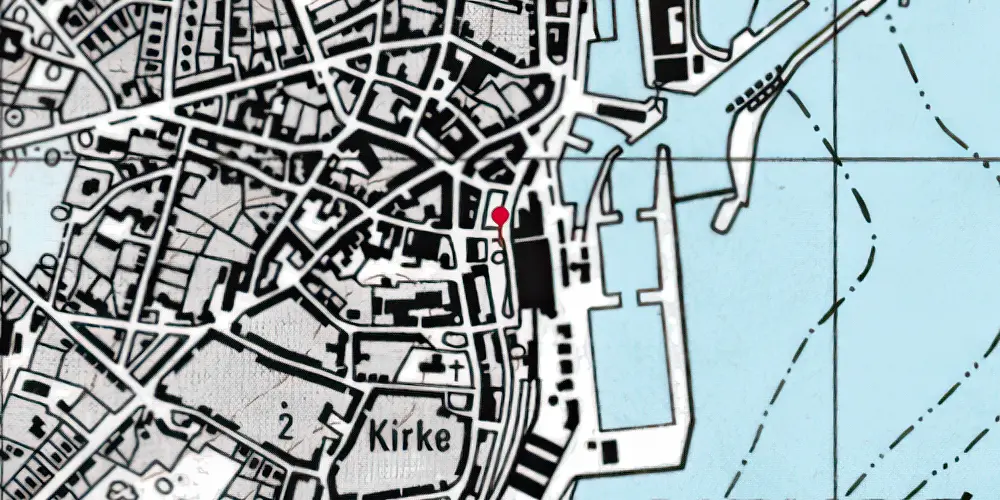 Historisk kort over Nexø Station