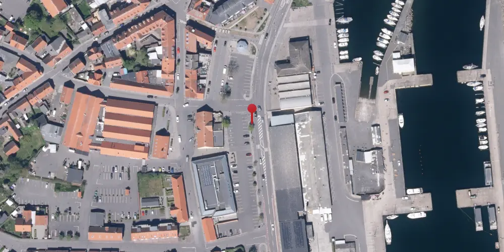 Historisk kort over Nexø Station