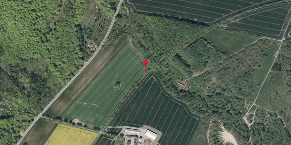 Historisk kort over Blykobbe Trinbræt Historisk kort over Blykobbe Trinbræt