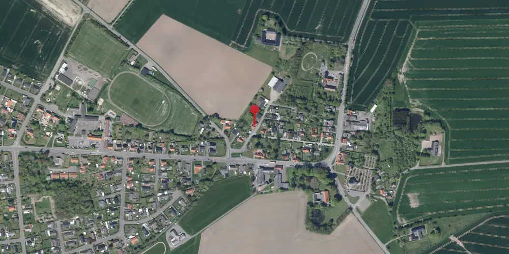 Historisk kort over Nyker Station Historisk kort over Nyker Station