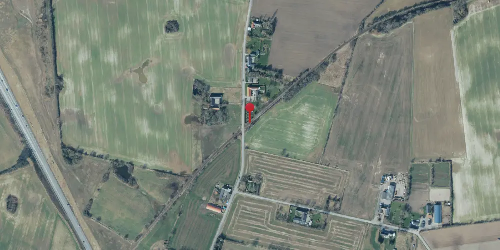 Historisk kort over Kollekolle Trinbræt