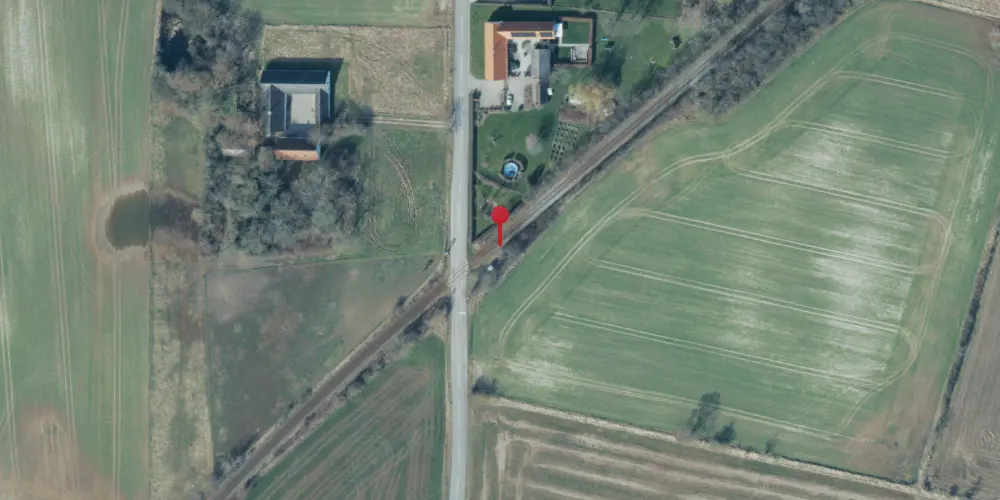 Historisk kort over Kollekolle Trinbræt