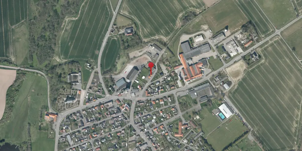 Historisk kort over Klemensker Station