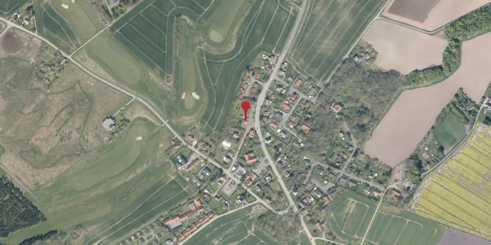 Historisk kort over Rø Station