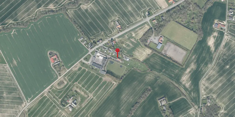 Historisk kort over Tejn Station