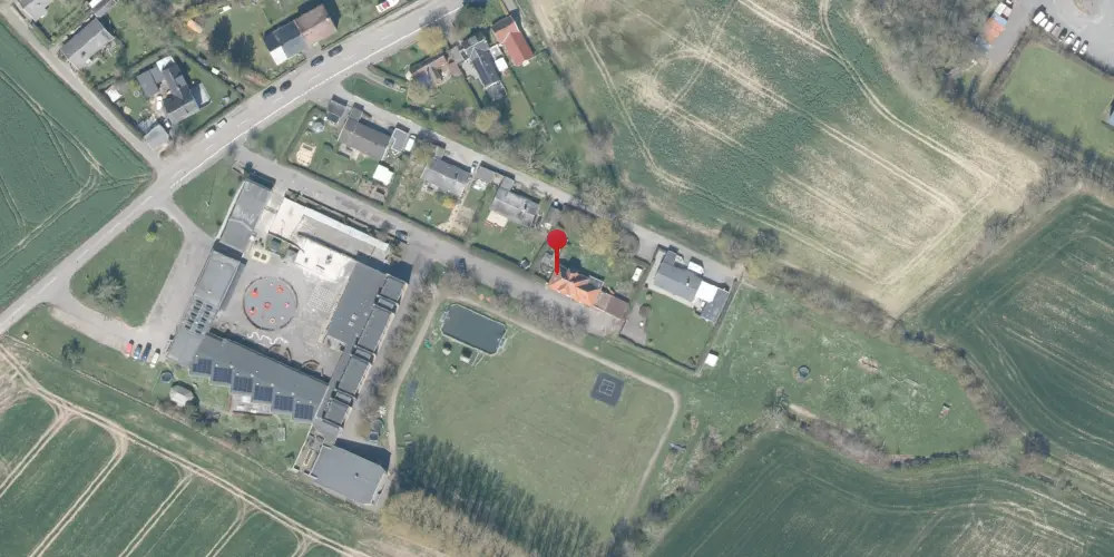 Historisk kort over Tejn Station