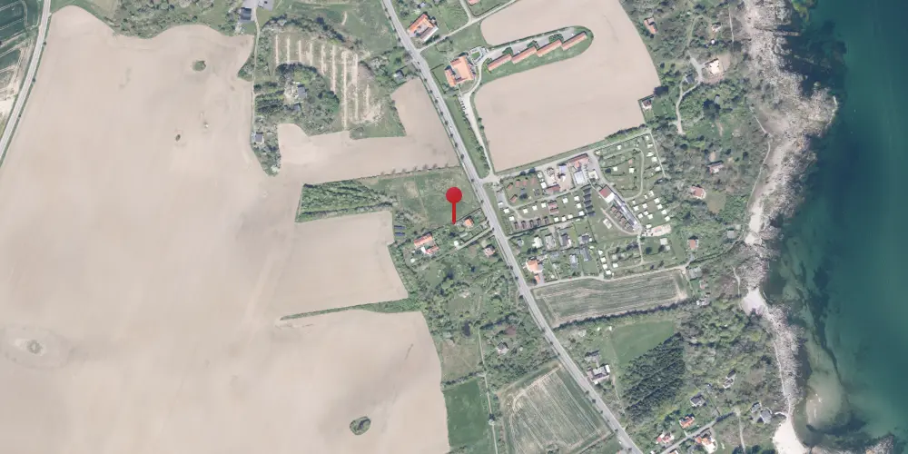 Historisk kort over Sandkås Trinbræt