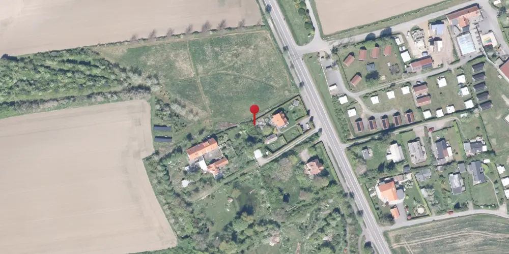 Historisk kort over Sandkås Trinbræt