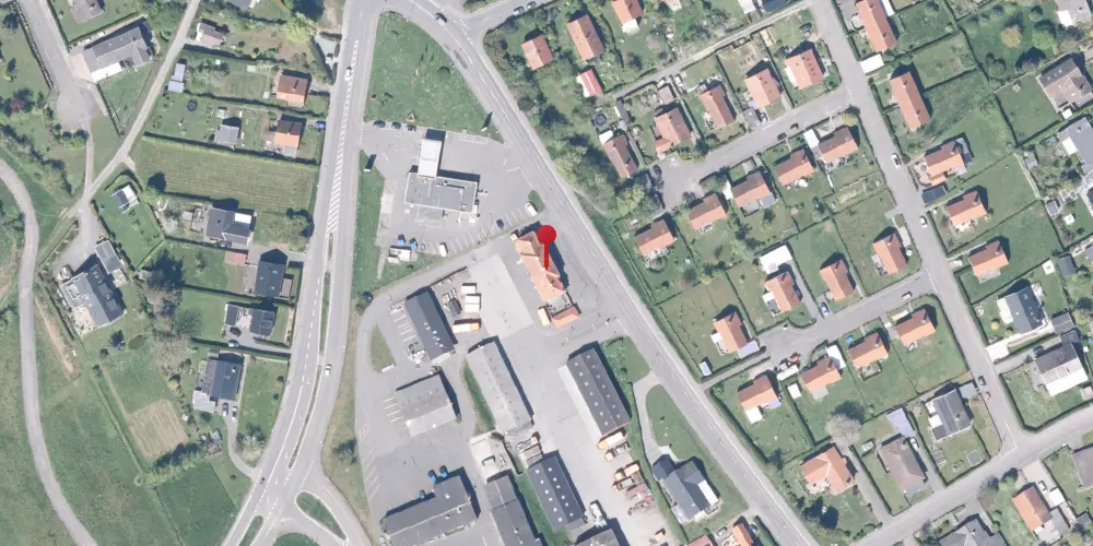 Historisk kort over Allinge Station