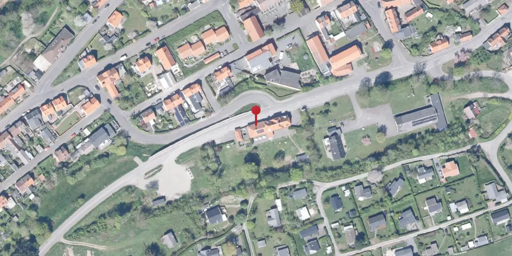 Historisk kort over Sandvig Station