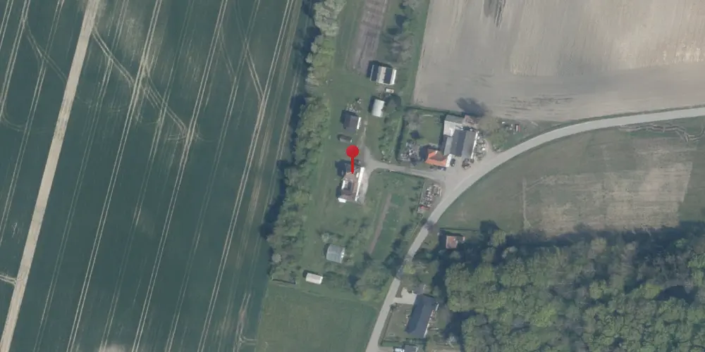 Historisk kort over Åstrup Billetsalgssted med Sidespor