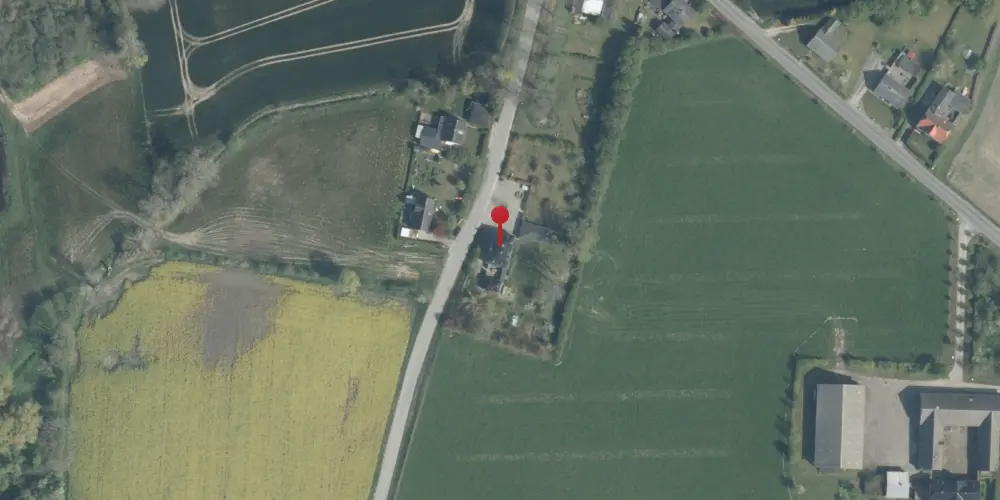 Historisk kort over Egebjerg Station