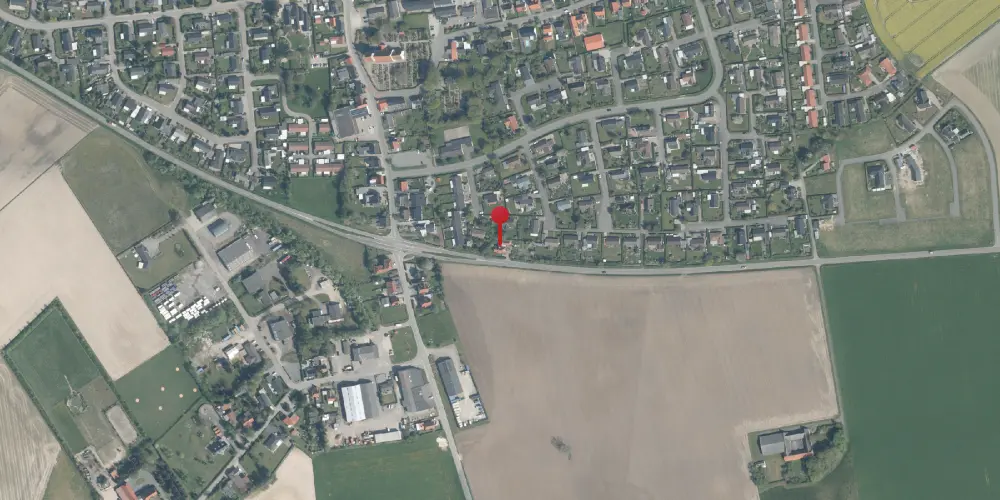 Historisk kort over Idestrup Holdeplads