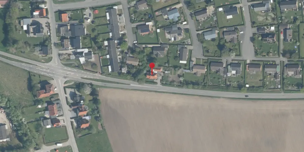 Historisk kort over Idestrup Holdeplads