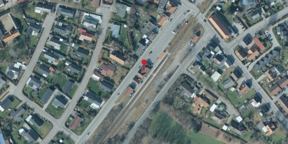 Historisk kort over Højby (Sjælland) Station