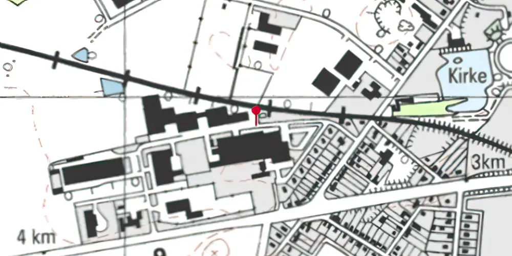 Historisk kort over Nagelsti Trinbræt