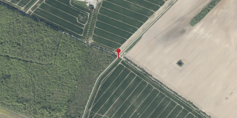 Historisk kort over Fuglsang Trinbræt med Sidespor