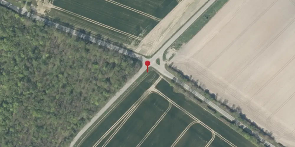 Historisk kort over Fuglsang Trinbræt med Sidespor