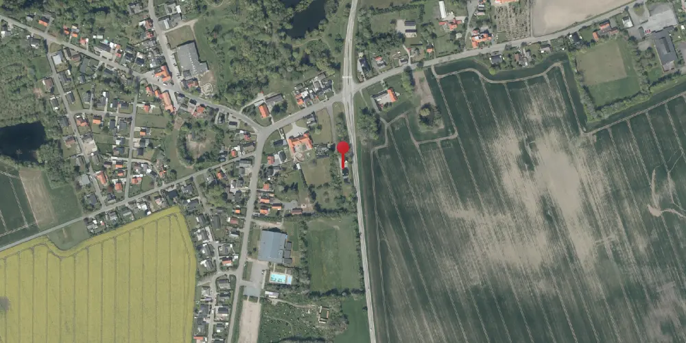 Historisk kort over Kettinge Billetsalgssted