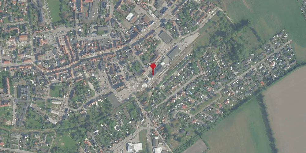 Historisk kort over Nykøbing Sjælland Station Historisk kort over Nykøbing Sjælland Station