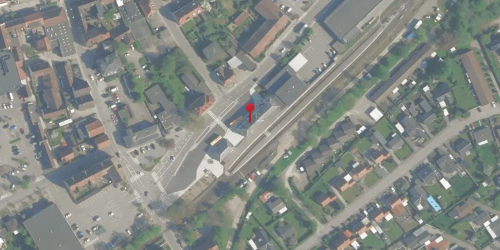 Historisk kort over Nykøbing Sjælland Station Historisk kort over Nykøbing Sjælland Station