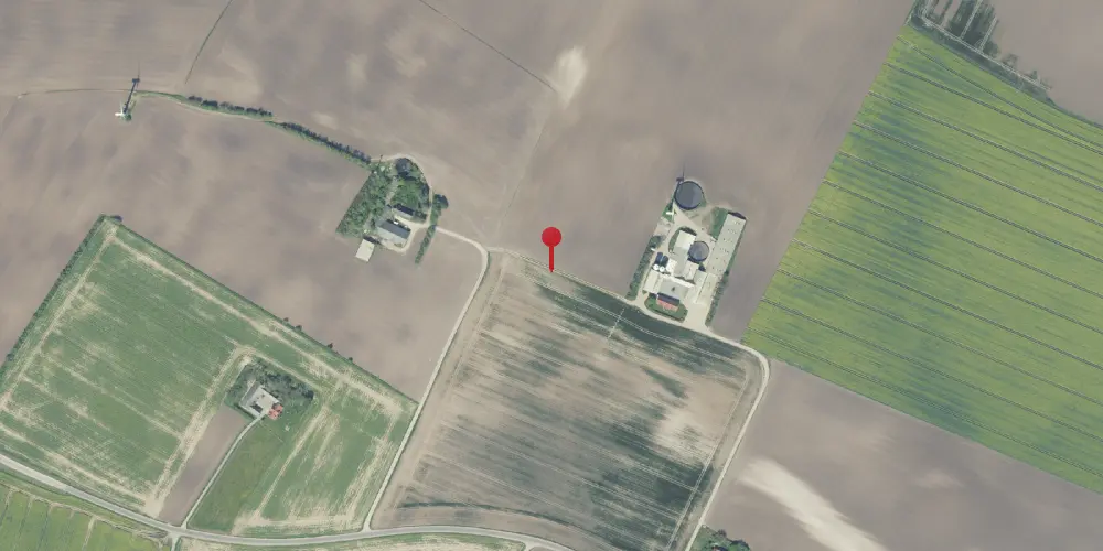 Historisk kort over Lille Hillerslev Trinbræt