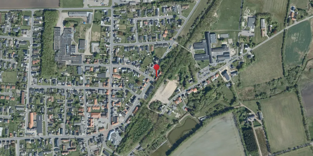 Historisk kort over Agerbæk Station