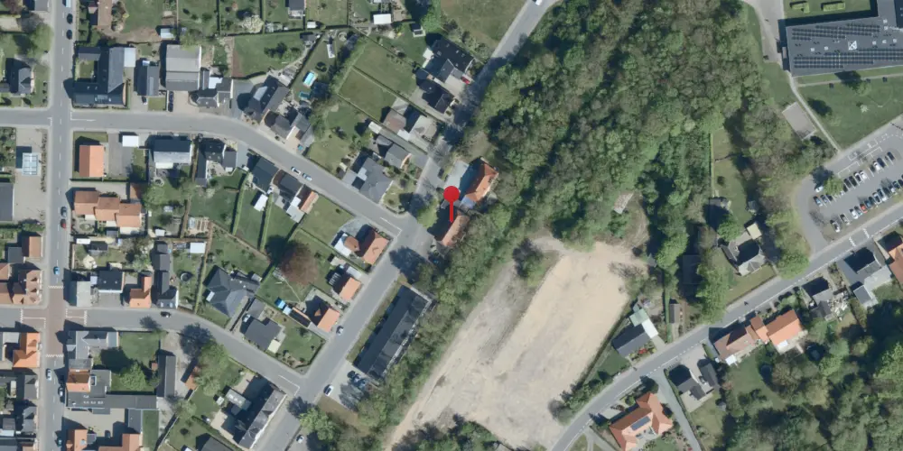 Historisk kort over Agerbæk Station