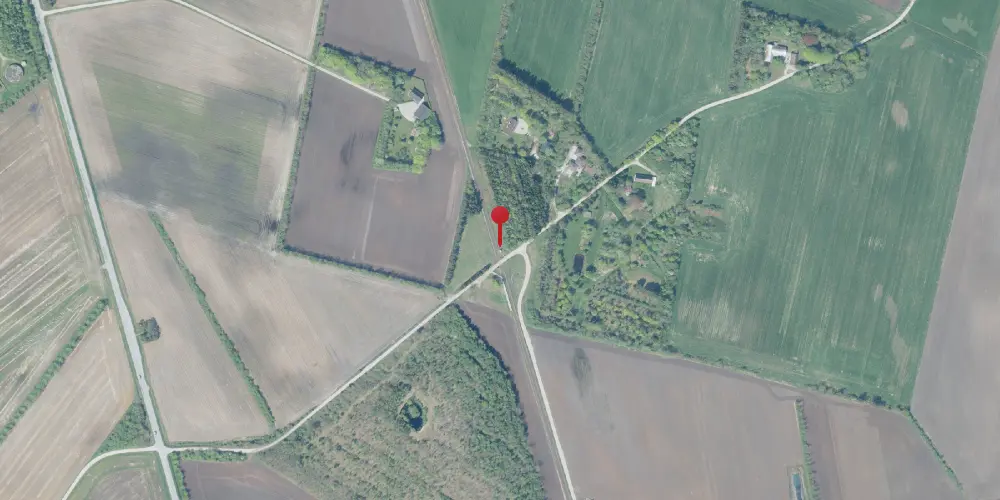 Historisk kort over Amstrup Trinbræt