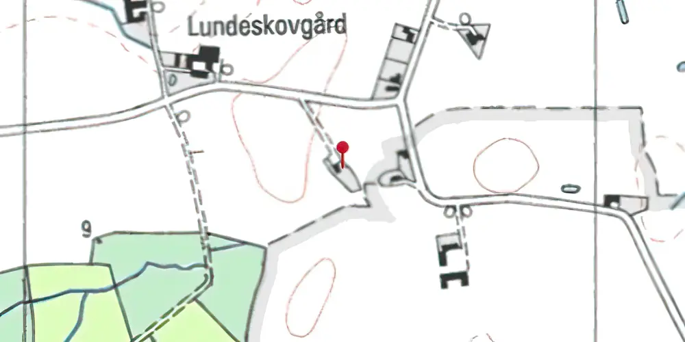 Historisk kort over Vesterborg Station