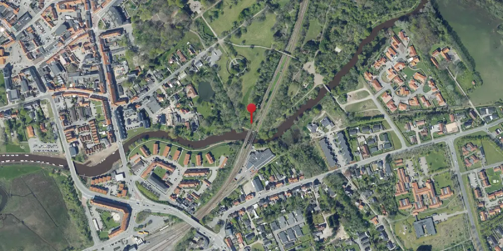 Historisk kort over Arnbjerg Trinbræt