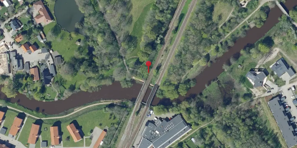 Historisk kort over Arnbjerg Trinbræt