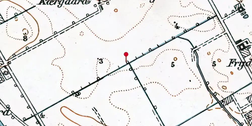 Historisk kort over Avedøre S-togstrinbræt Historisk kort over Avedøre S-togstrinbræt